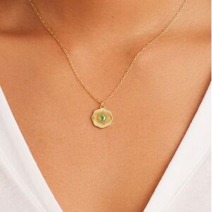 Gorjana Birthstone CoinPendant Necklace (New in Box)